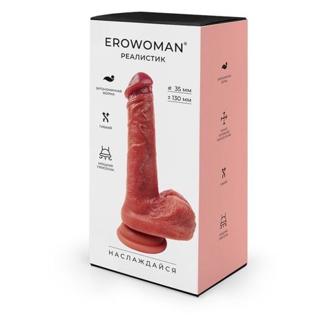 Фаллос-реалистик Erowoman ER-30129