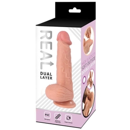 Фаллос Real Dual Layer