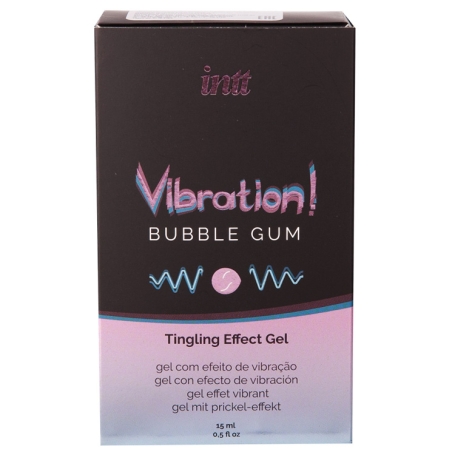 Возбуждающий гель INTT Vibration! Bubble Gum