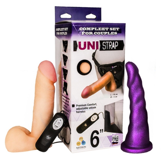 Комплект UNI strap 6&quot; (вибро) - 2 насадки